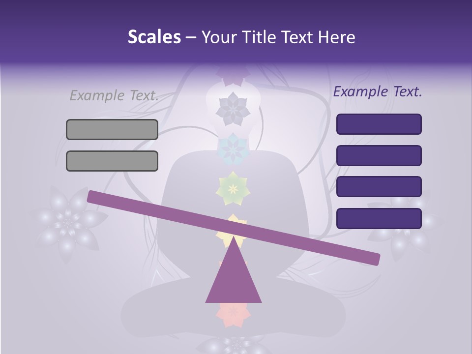 Illustration Of A Silhouette With Chackras. Each Element On Separate Layers For Easy Modification. Linear And Radial Gradients Only. Stock Vector Illustration: PowerPoint Template