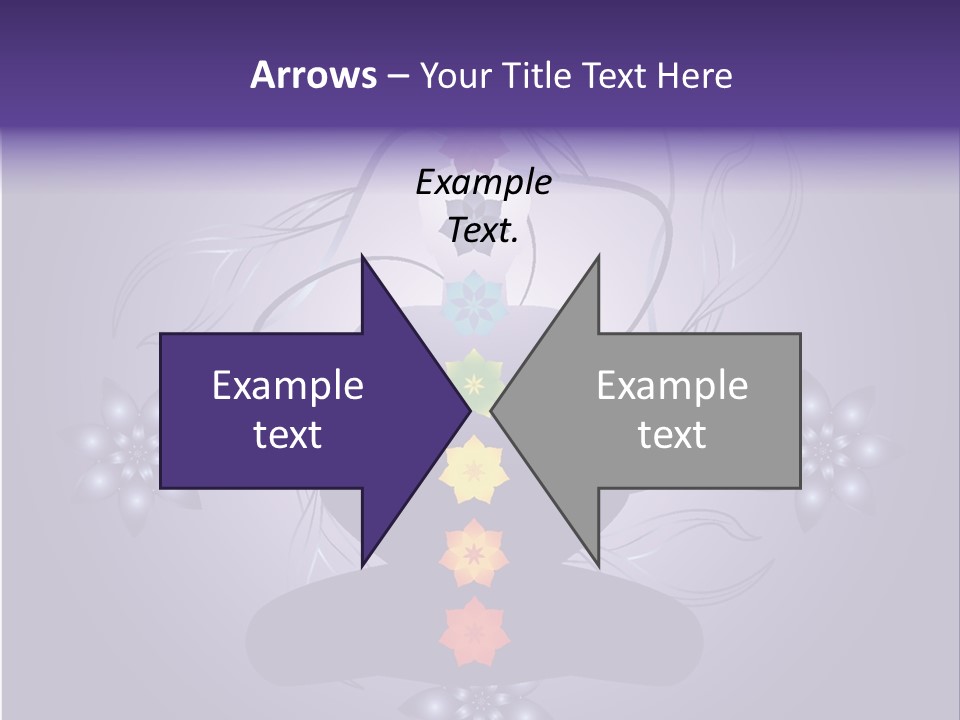Illustration Of A Silhouette With Chackras. Each Element On Separate Layers For Easy Modification. Linear And Radial Gradients Only. Stock Vector Illustration: PowerPoint Template
