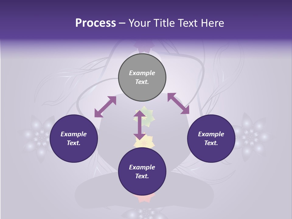 Illustration Of A Silhouette With Chackras. Each Element On Separate Layers For Easy Modification. Linear And Radial Gradients Only. Stock Vector Illustration: PowerPoint Template