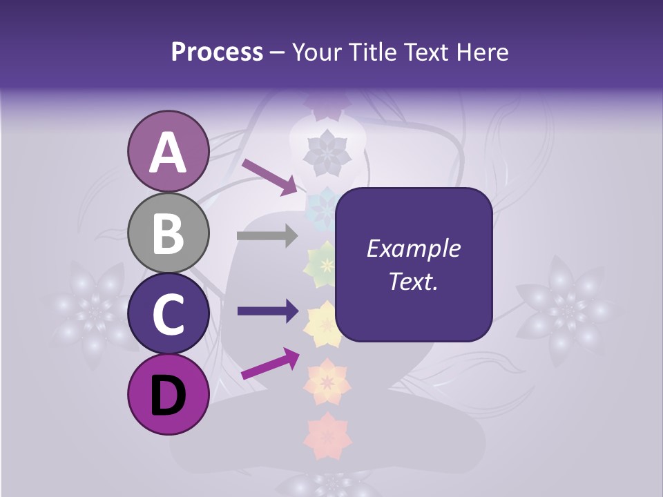 Illustration Of A Silhouette With Chackras. Each Element On Separate Layers For Easy Modification. Linear And Radial Gradients Only. Stock Vector Illustration: PowerPoint Template