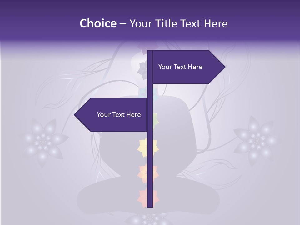 Illustration Of A Silhouette With Chackras. Each Element On Separate Layers For Easy Modification. Linear And Radial Gradients Only. Stock Vector Illustration: PowerPoint Template
