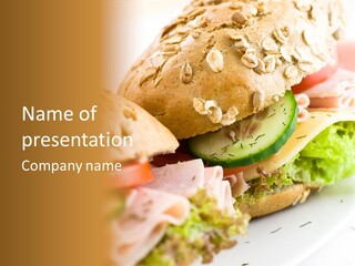 Sandwiches PowerPoint Template