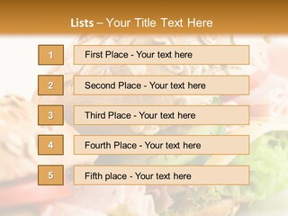 Sandwiches PowerPoint Template
