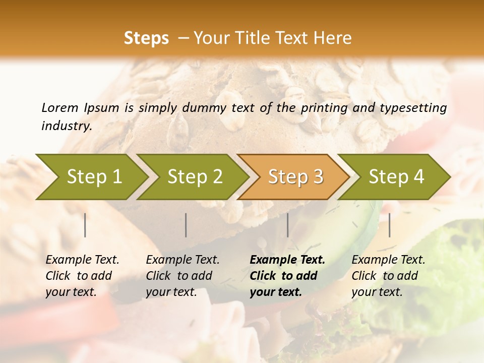 Sandwiches PowerPoint Template