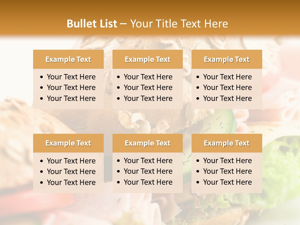 Sandwiches PowerPoint Template