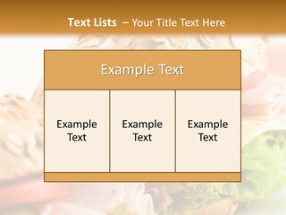 Sandwiches PowerPoint Template