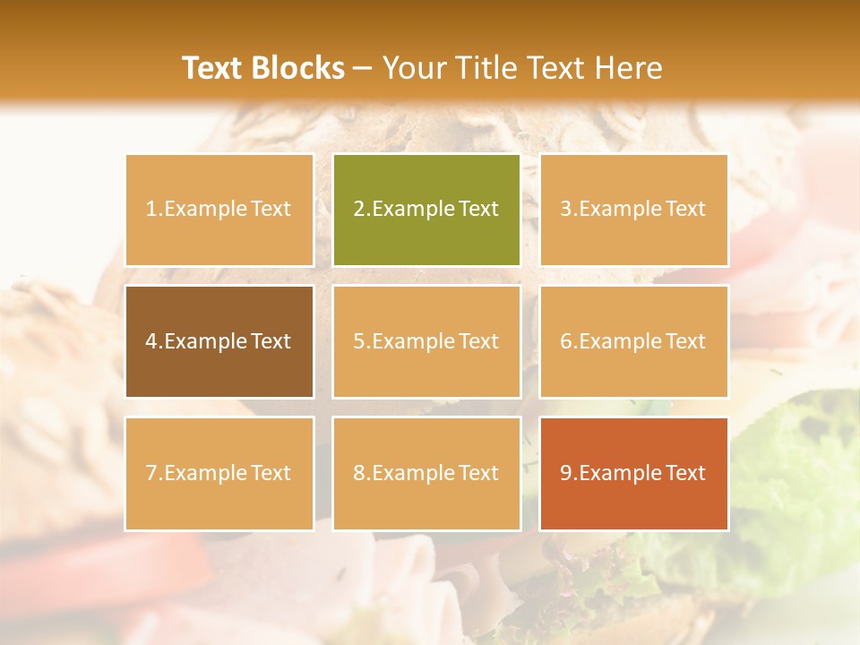Sandwiches PowerPoint Template