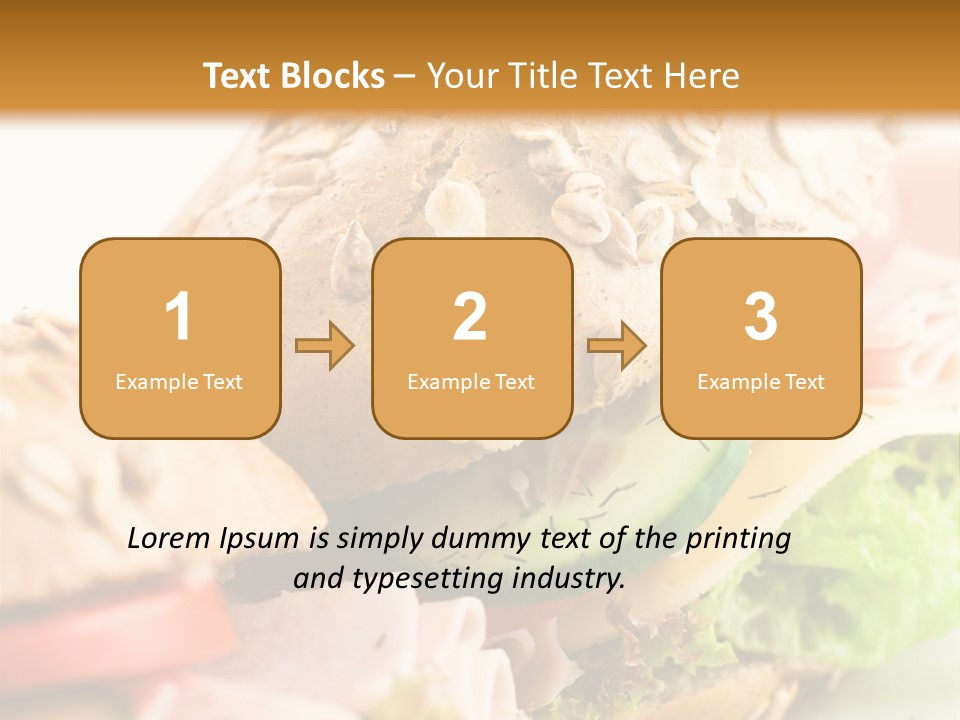 Sandwiches PowerPoint Template