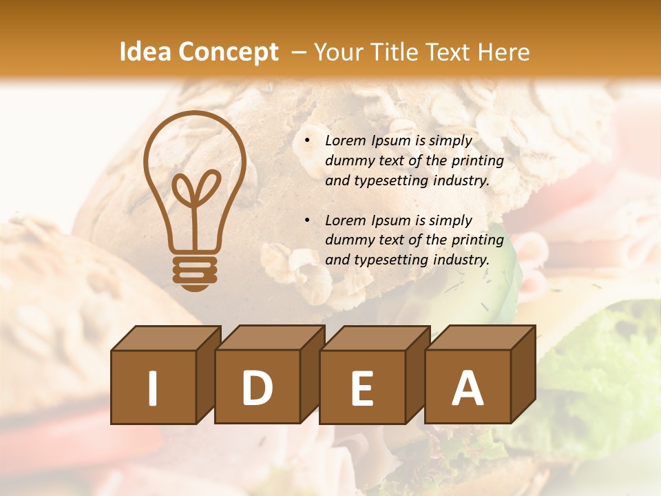 Sandwiches PowerPoint Template