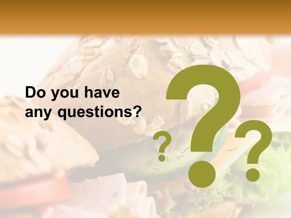 Sandwiches PowerPoint Template