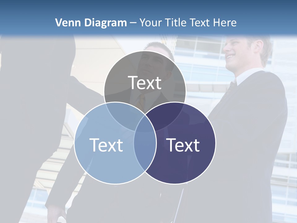 A Business Man And Woman Team At Office Shaking Hands PowerPoint Template