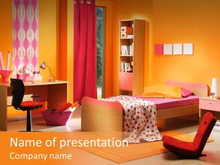 Kid's Bedroom PowerPoint Template