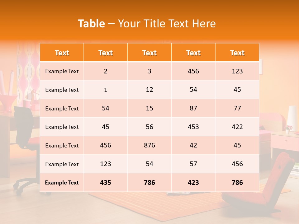 Kid's Bedroom PowerPoint Template