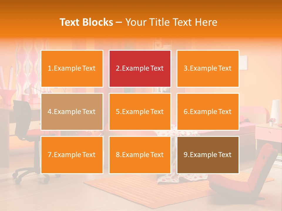 Kid's Bedroom PowerPoint Template