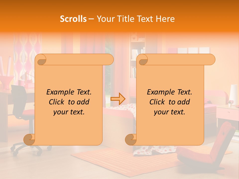 Kid's Bedroom PowerPoint Template