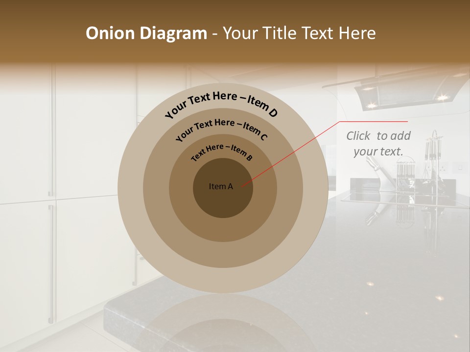 Fully Fitted Modern Kitchen With All Appliances PowerPoint Template
