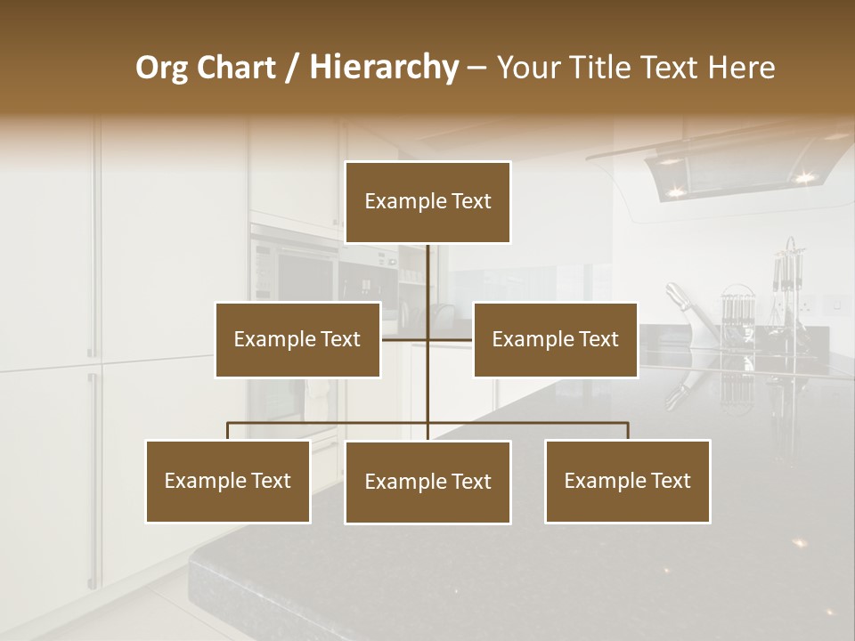 Fully Fitted Modern Kitchen With All Appliances PowerPoint Template