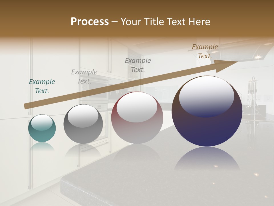 Fully Fitted Modern Kitchen With All Appliances PowerPoint Template