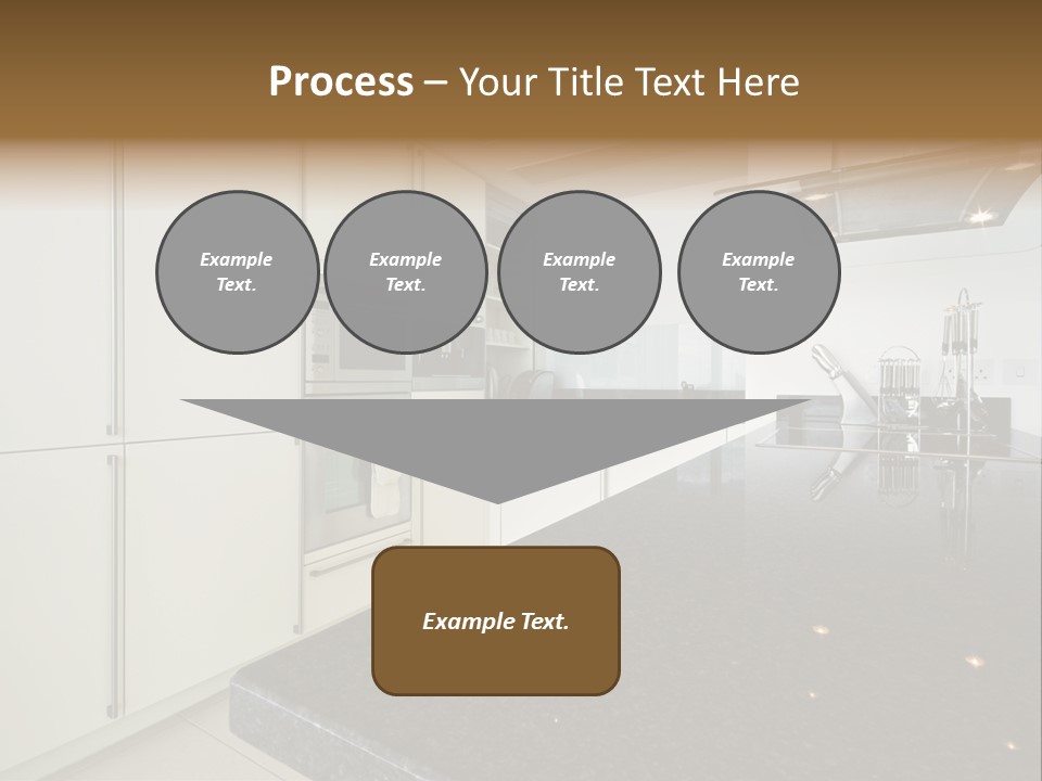 Fully Fitted Modern Kitchen With All Appliances PowerPoint Template