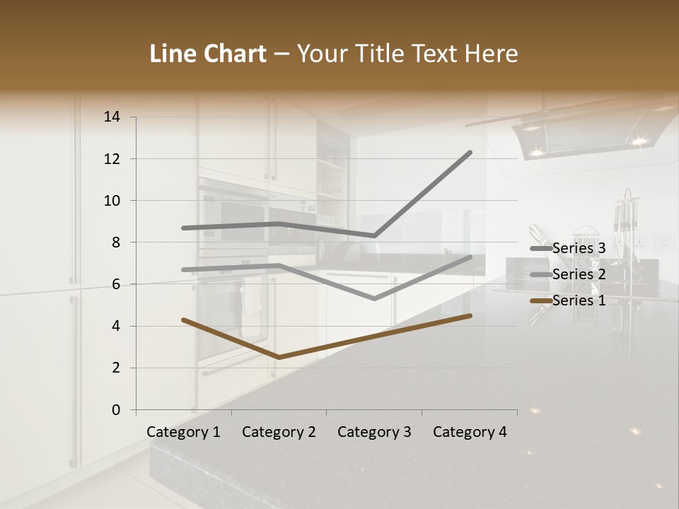 Fully Fitted Modern Kitchen With All Appliances PowerPoint Template