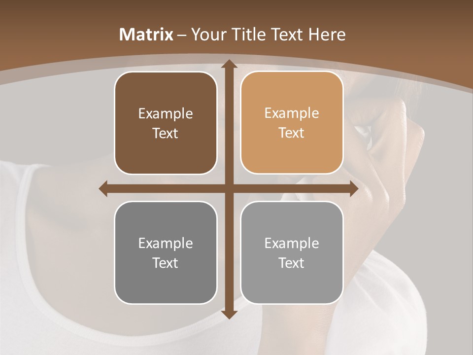 Baby Sleeps On His Hand PowerPoint Template