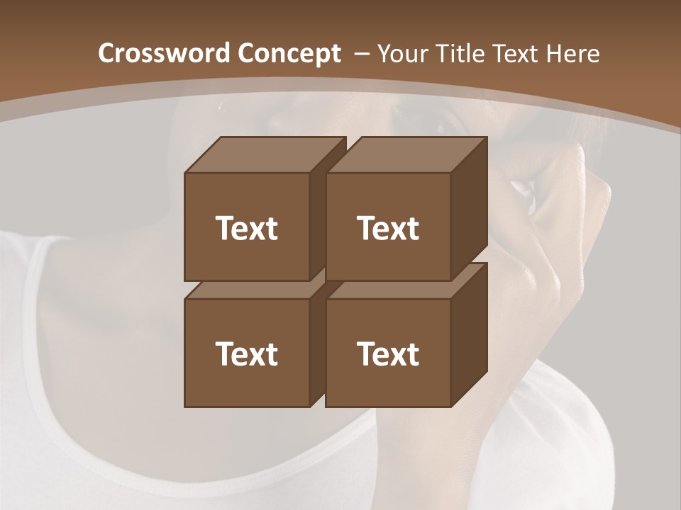 Baby Sleeps On His Hand PowerPoint Template