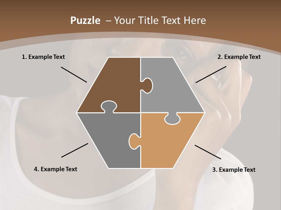 Baby Sleeps On His Hand PowerPoint Template