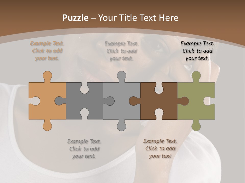 Baby Sleeps On His Hand PowerPoint Template