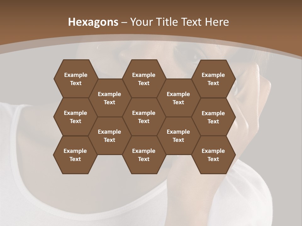 Baby Sleeps On His Hand PowerPoint Template