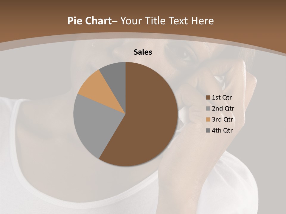 Baby Sleeps On His Hand PowerPoint Template