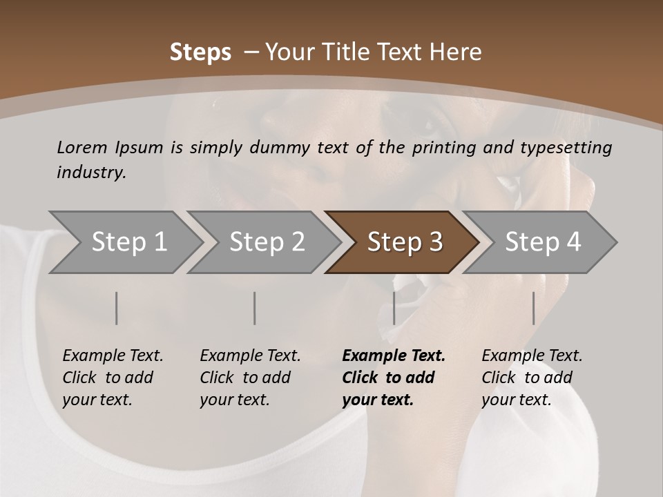 Baby Sleeps On His Hand PowerPoint Template