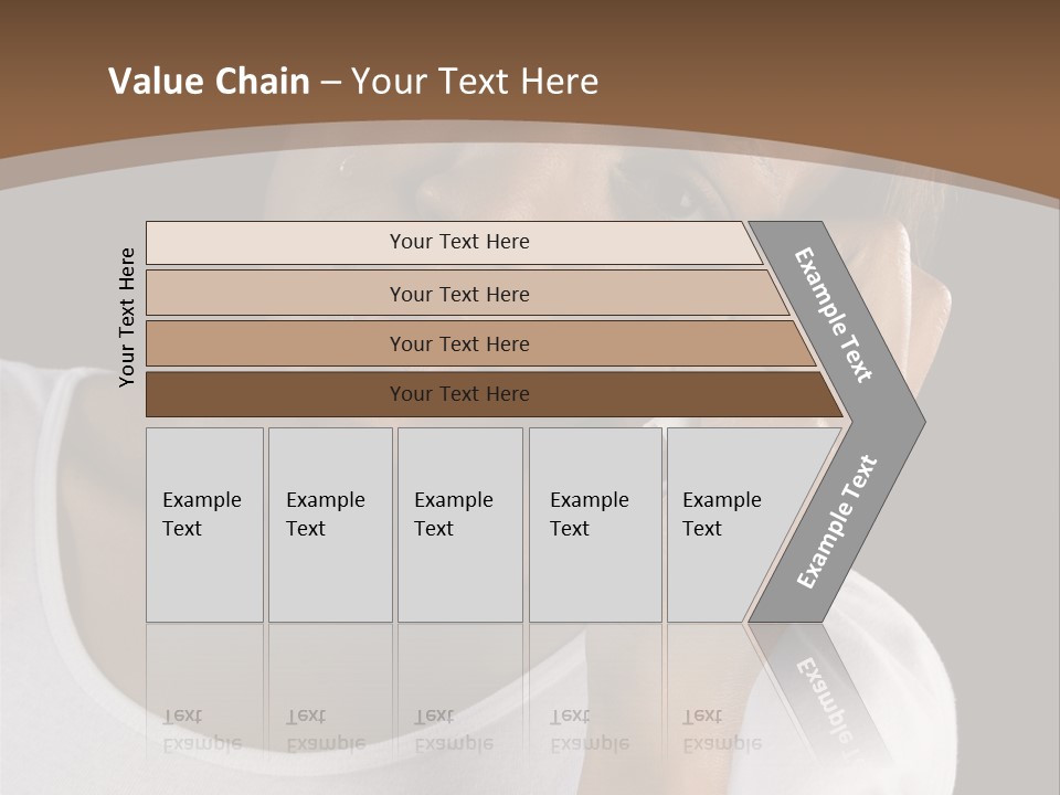 Baby Sleeps On His Hand PowerPoint Template