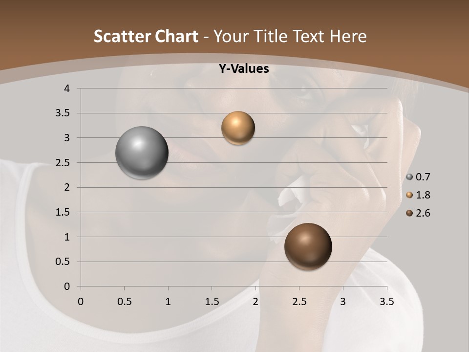 Baby Sleeps On His Hand PowerPoint Template