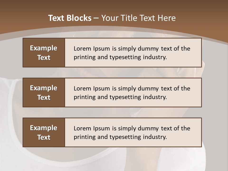 Baby Sleeps On His Hand PowerPoint Template