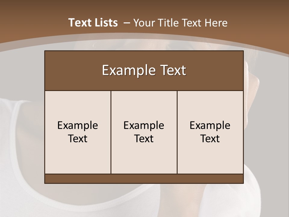 Baby Sleeps On His Hand PowerPoint Template