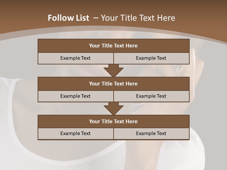 Baby Sleeps On His Hand PowerPoint Template