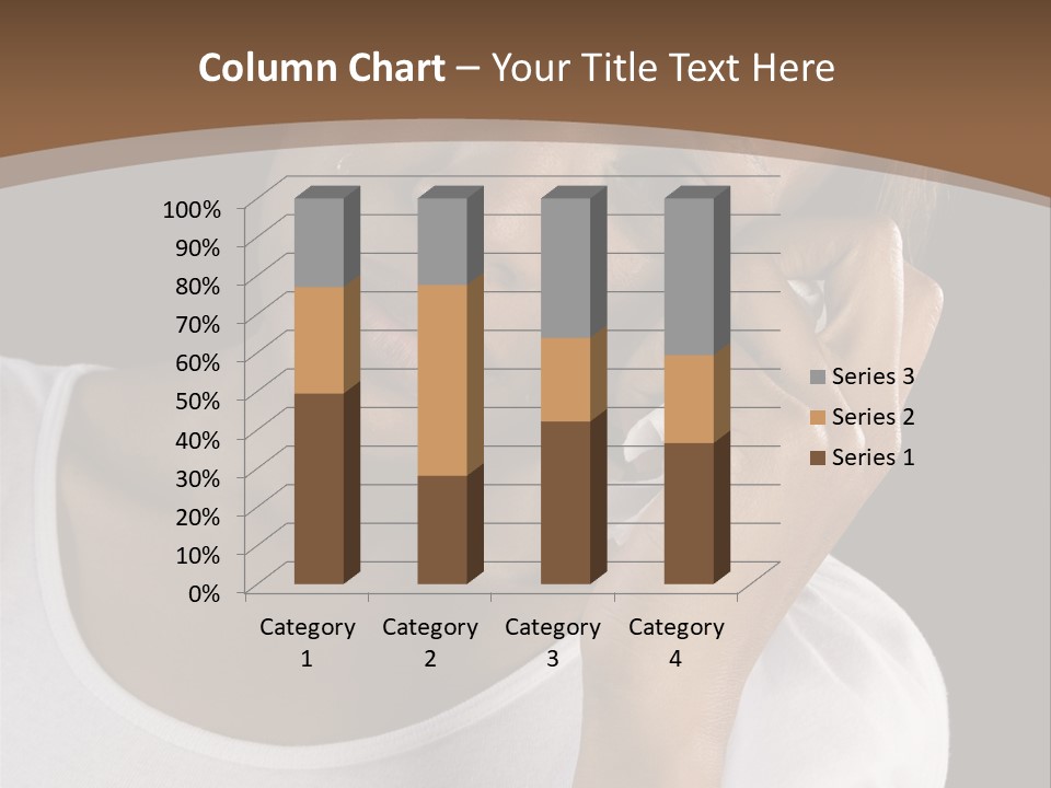 Baby Sleeps On His Hand PowerPoint Template