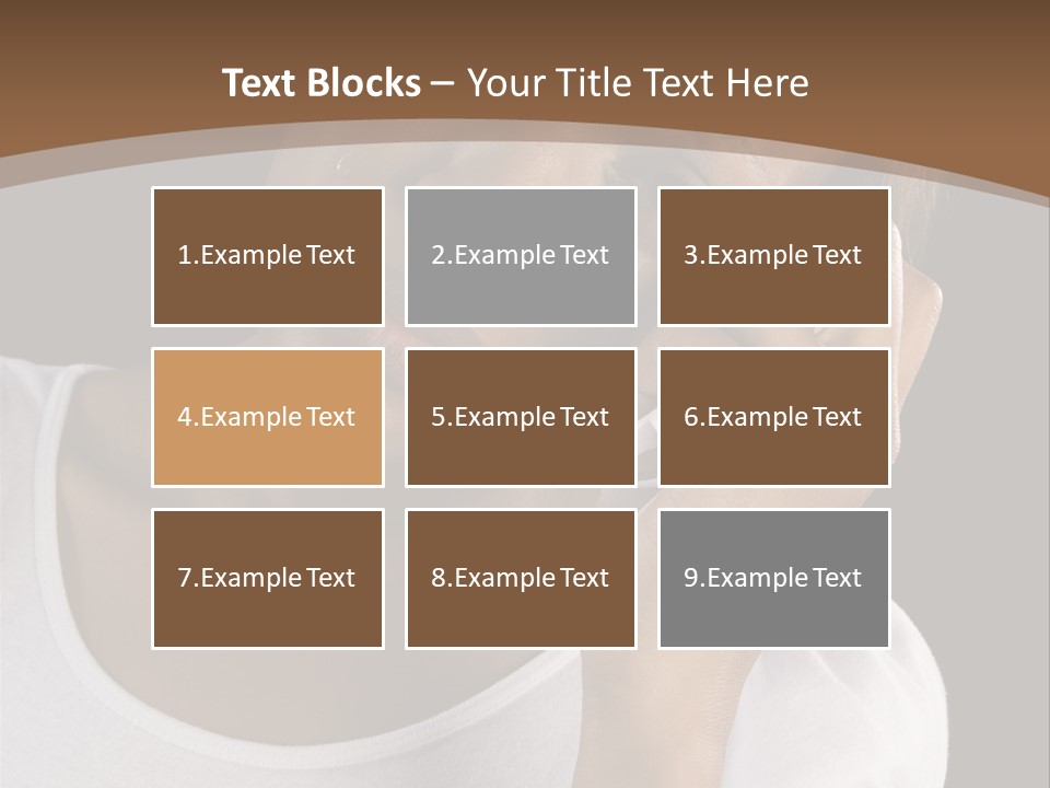 Baby Sleeps On His Hand PowerPoint Template