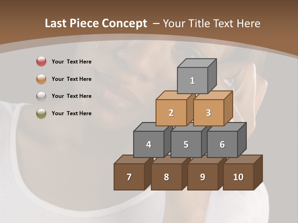 Baby Sleeps On His Hand PowerPoint Template