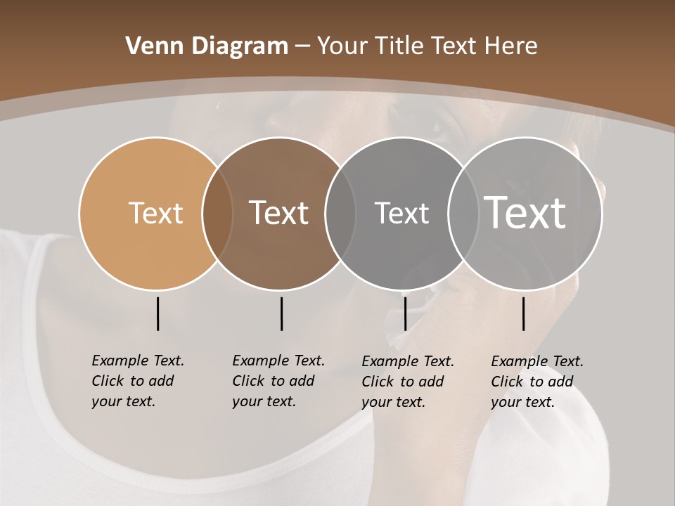 Baby Sleeps On His Hand PowerPoint Template