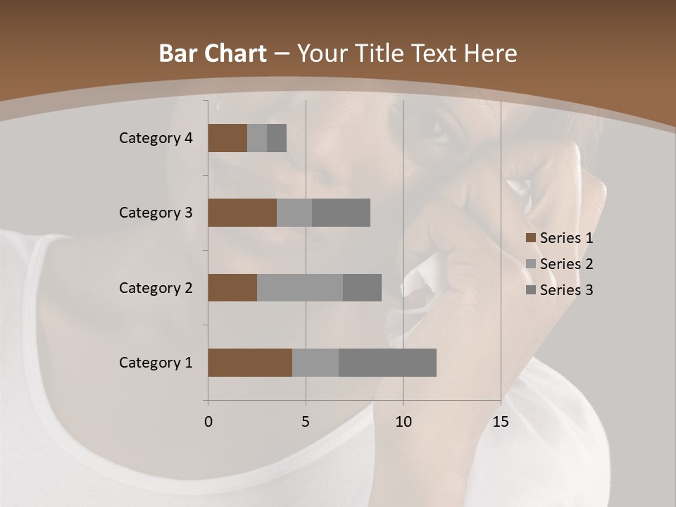 Baby Sleeps On His Hand PowerPoint Template