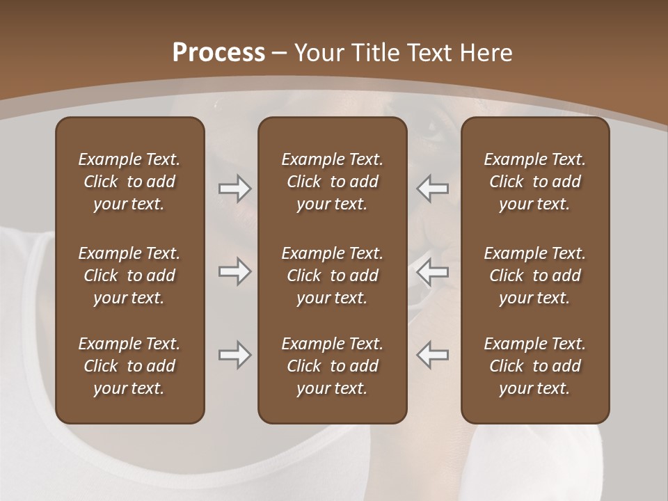 Baby Sleeps On His Hand PowerPoint Template