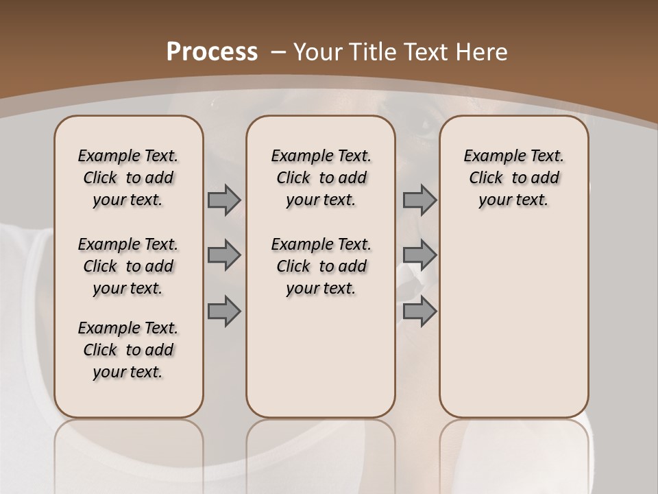 Baby Sleeps On His Hand PowerPoint Template