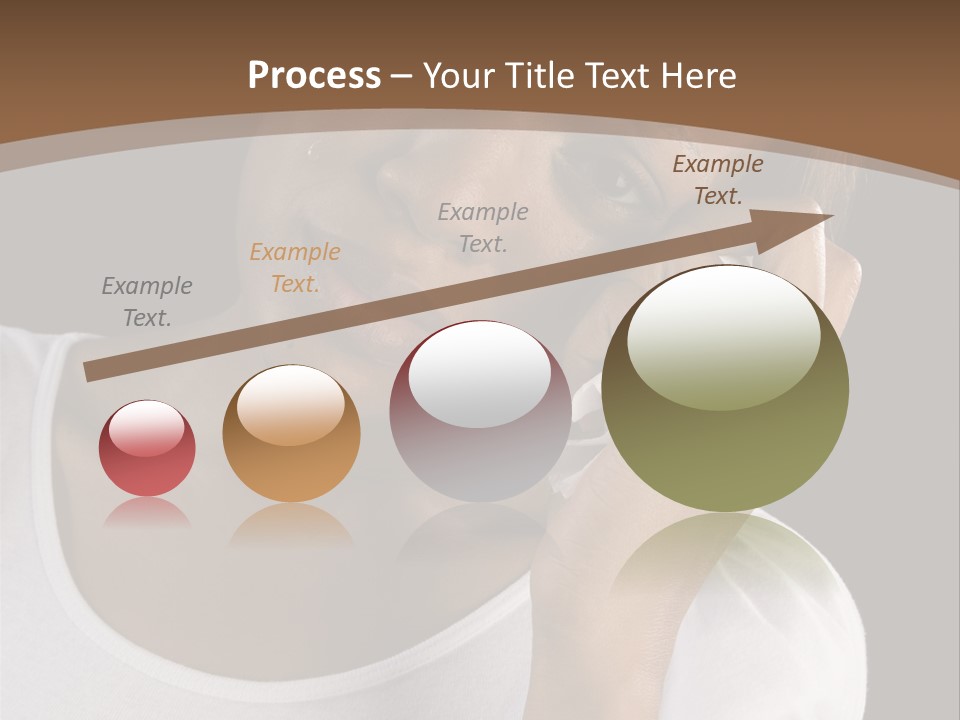 Baby Sleeps On His Hand PowerPoint Template