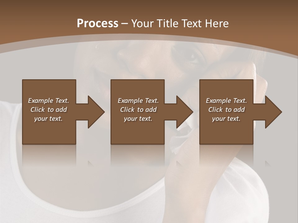 Baby Sleeps On His Hand PowerPoint Template