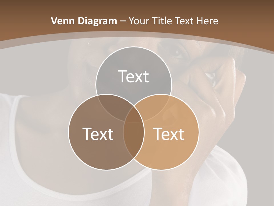 Baby Sleeps On His Hand PowerPoint Template