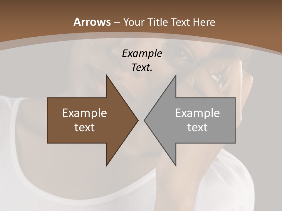 Baby Sleeps On His Hand PowerPoint Template