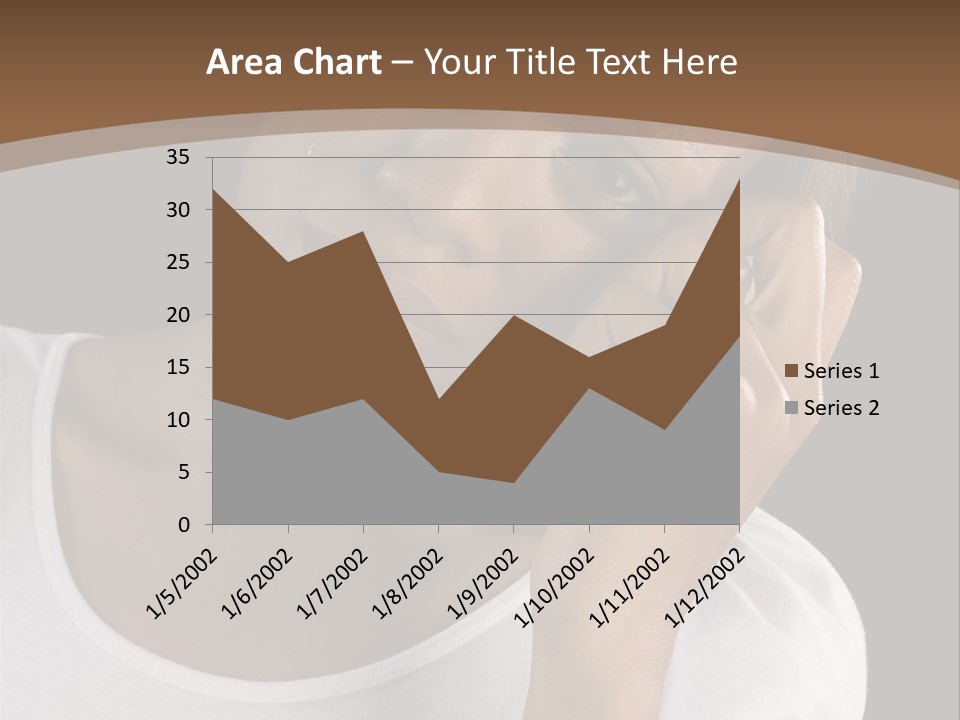 Baby Sleeps On His Hand PowerPoint Template