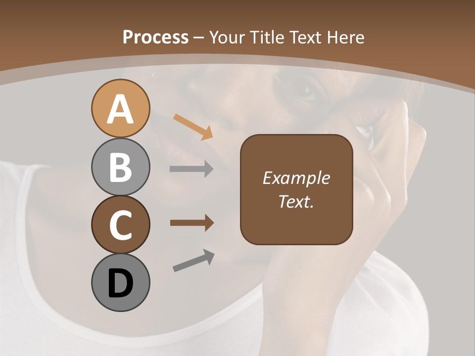 Baby Sleeps On His Hand PowerPoint Template