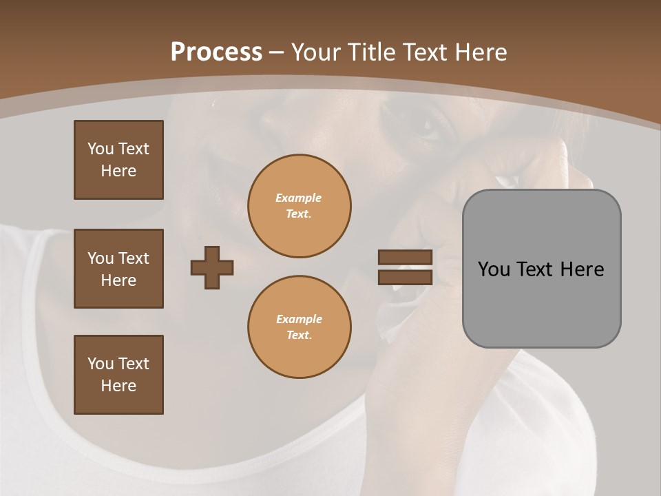 Baby Sleeps On His Hand PowerPoint Template